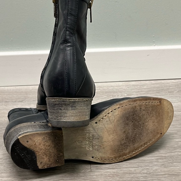 Costume National 40mm Double Zip Boot. Size US 8.5 DESIGNER 6 - Picture 7 of 16